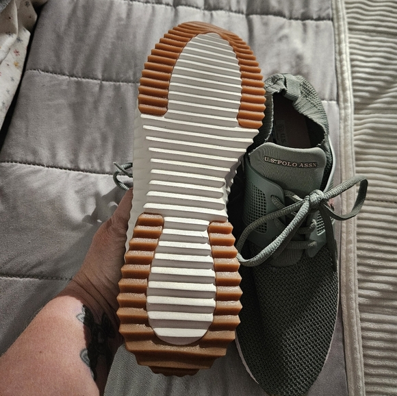 U.S. Polo Assn. Blue Green Athletic Shoes Size 8.5 NWOT - Picture 8 of 9